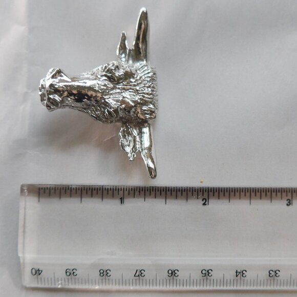 Set of two longhorn bull silver tone bolos - Picture 10 of 10